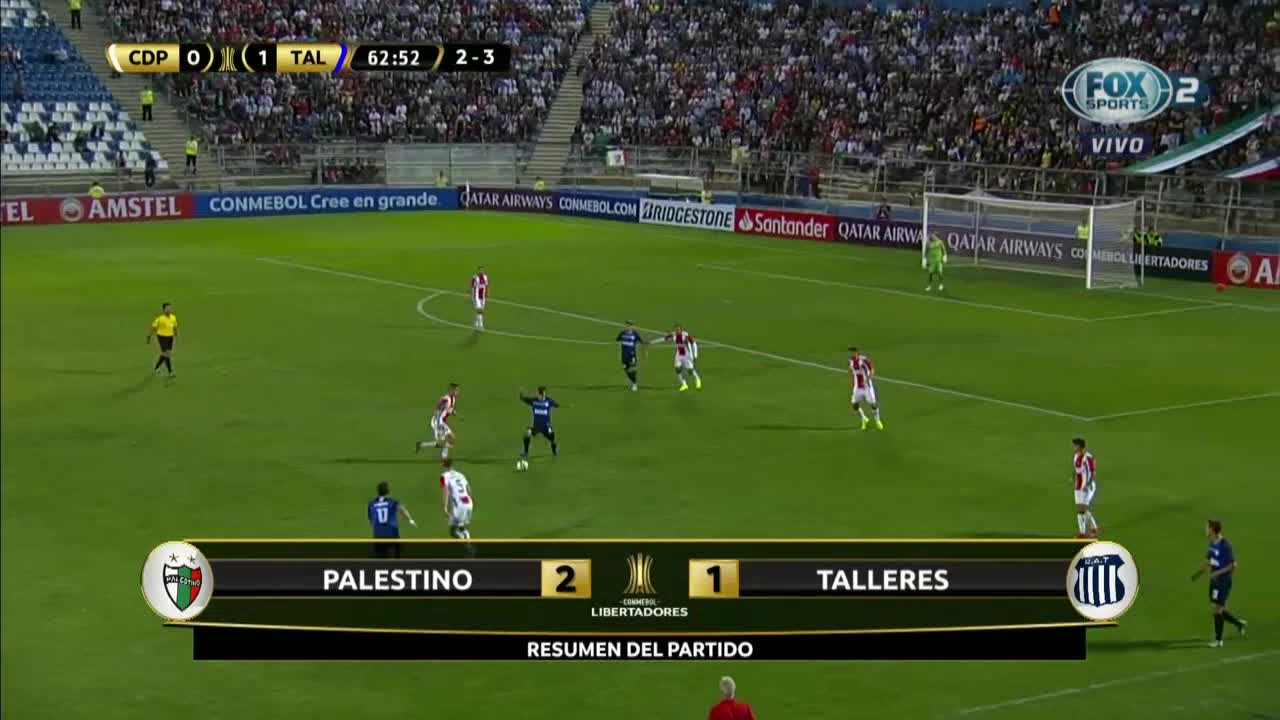 El resumen completo de Palestino 2-Talleres 1