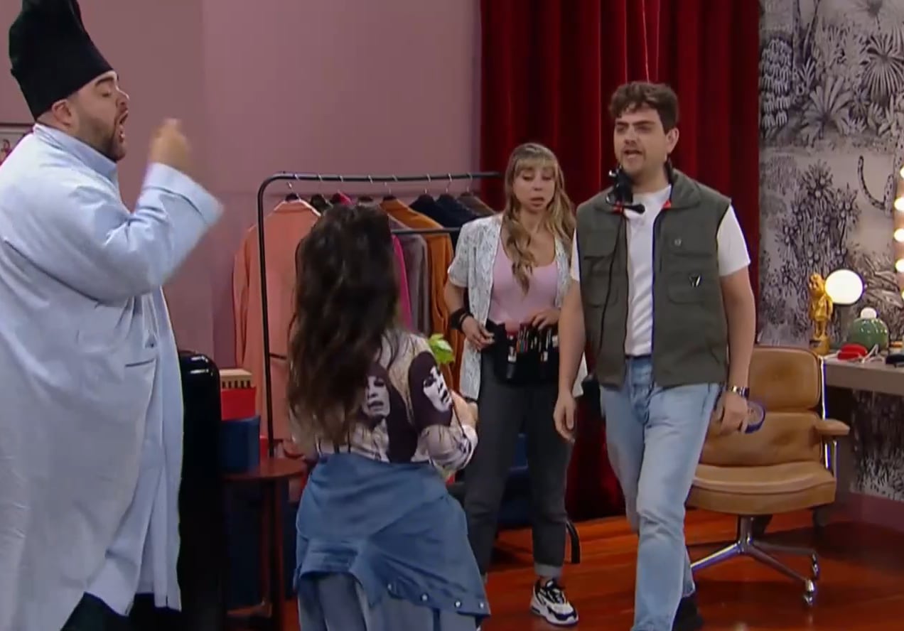 Paulina Cocina le dio consejos a Dario Barassi en Ahora Caigo