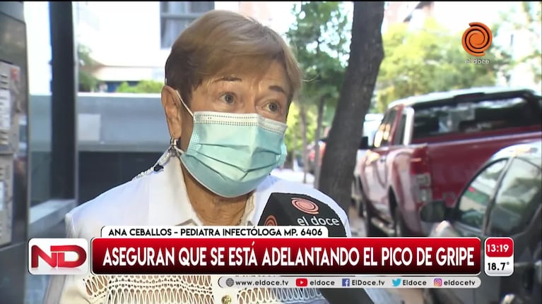 Aseguran que se está adelantando el pico de gripe