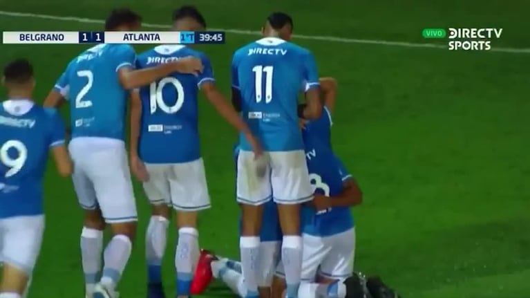 Belgrano consiguió el empate ante Atlanta antes del entretiempo