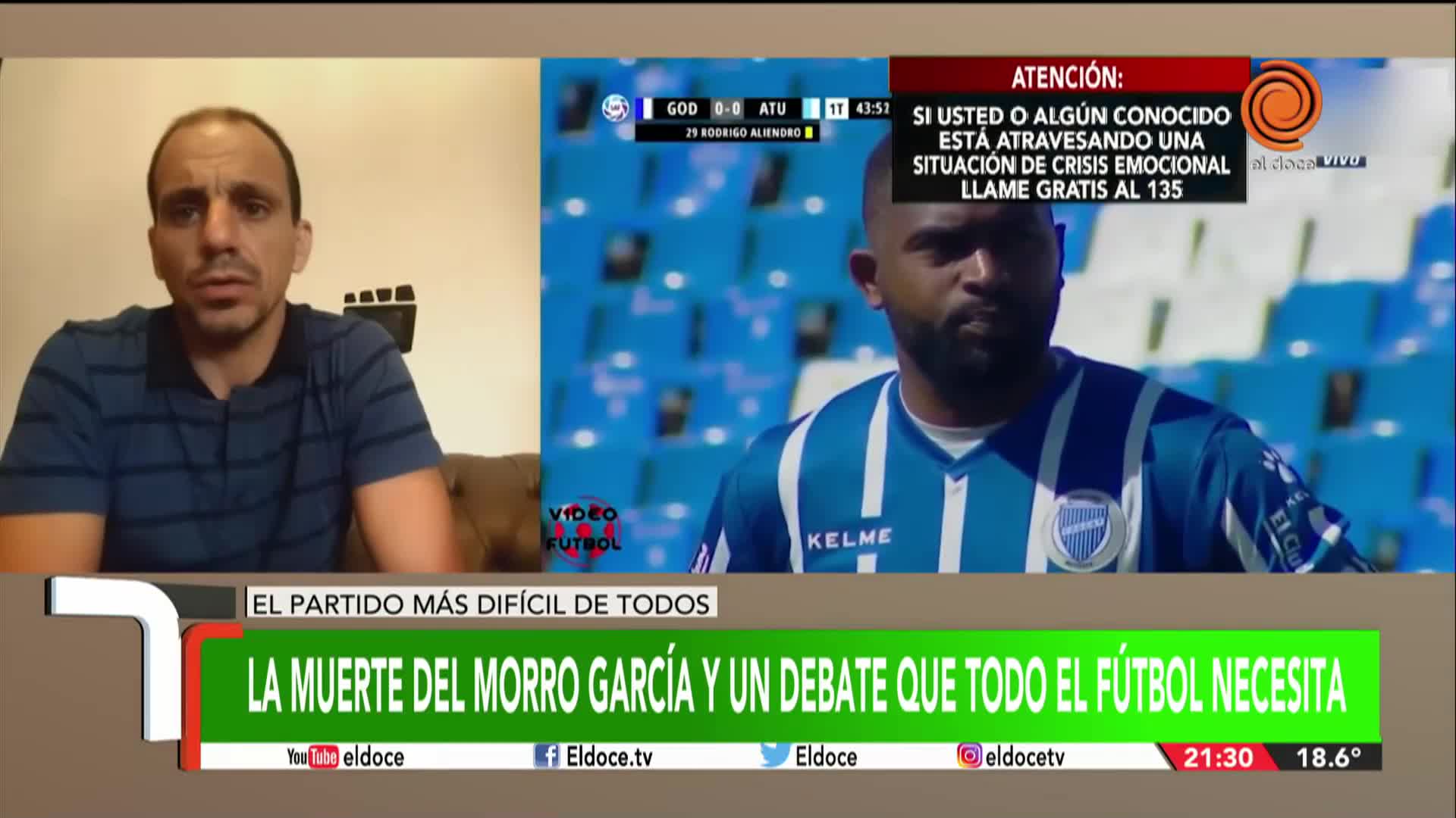 Matías Gigli y la muerte del Morro García: "Tuve un Deja Vu con las palabras de su madre"