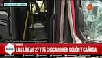 Choque de colectivos en el centro de Córdoba