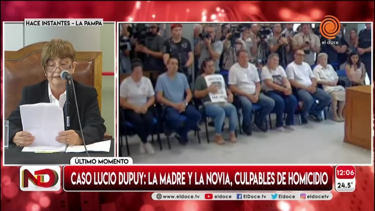 El veredicto por el crimen de Lucio Dupuy