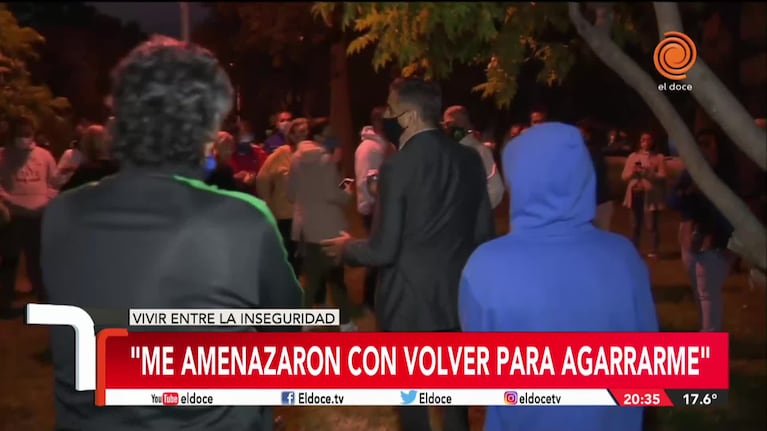 Vecinos hartos en barrio San Carlos: "La Policía dice que no tienen móviles"