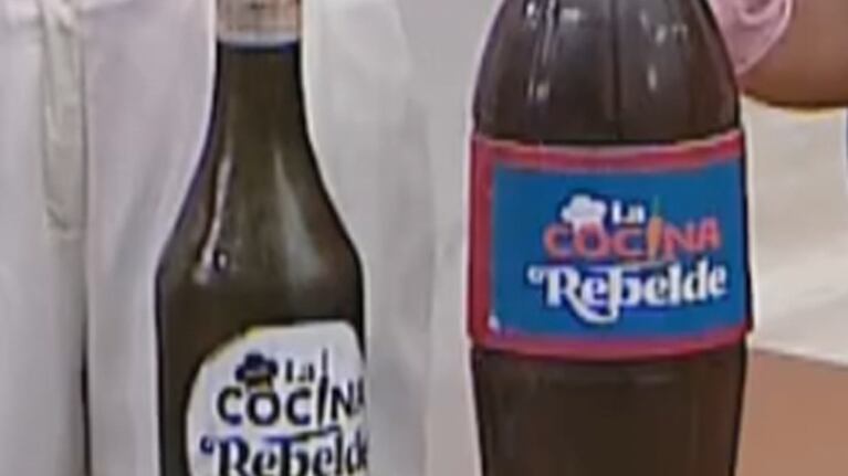 Un fernet con coca hecho torta