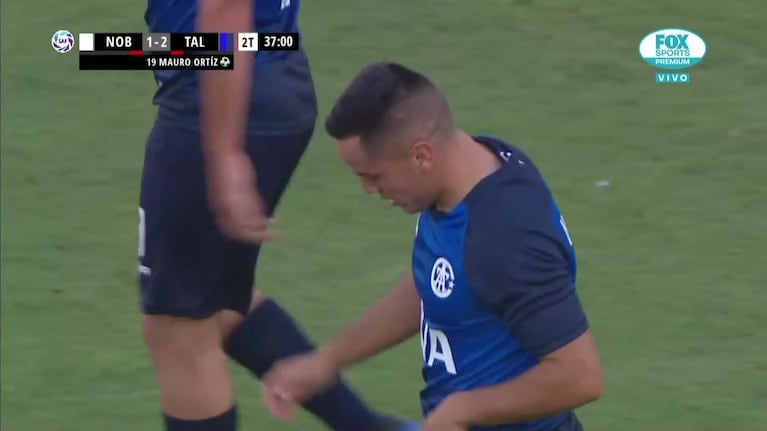 Ortiz le dio la victoria a Talleres ante Newell's