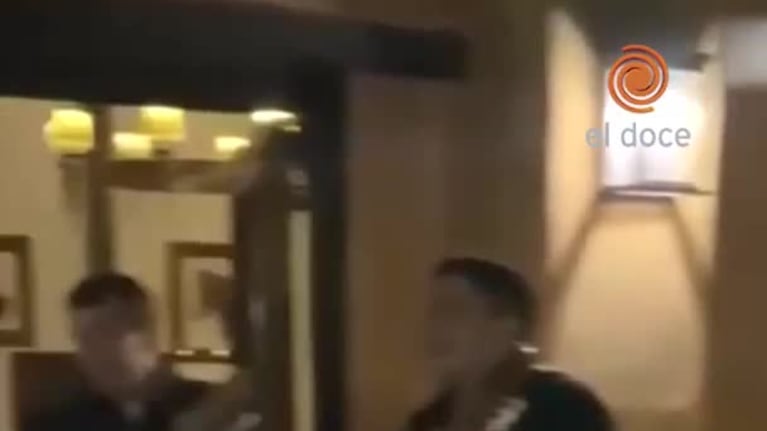 Tevez cantó y bailó folklore en Traslasierra