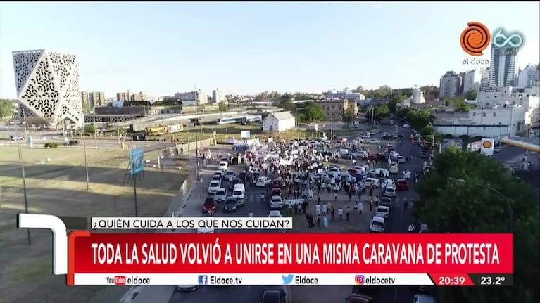 Médicos se movilizaron en Córdoba: la respuesta de la Provincia sobre los reclamos