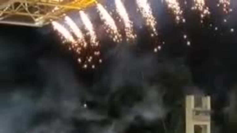 El recibimiento de la final entre Talleres y Patronato