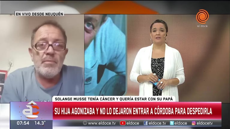 Un año de cuarentena: el dolor del papá de Solange