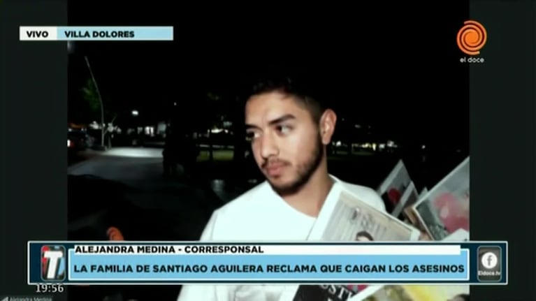Crimen en Traslasierra: un primo recordó el último encuentro con Santiago Aguilera