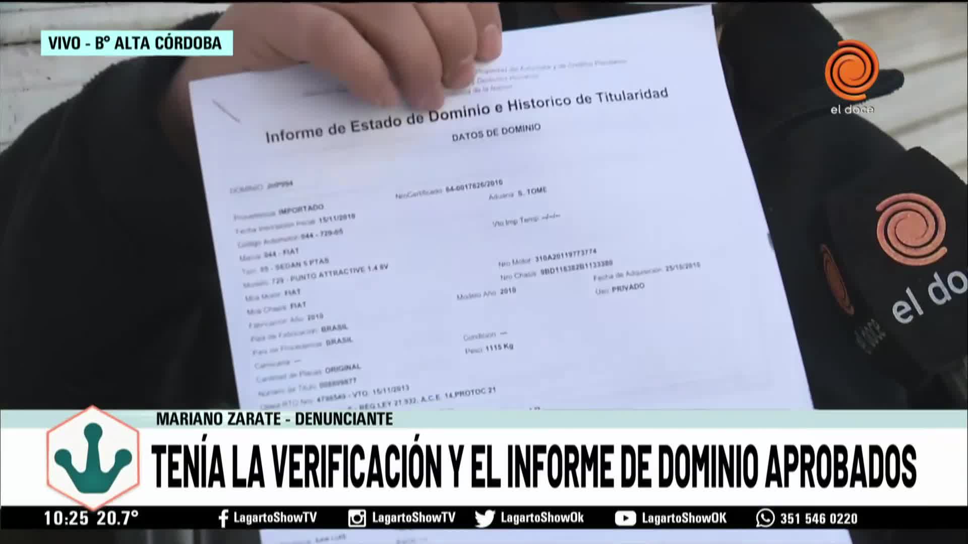 Compró un auto, en el Registro le dijeron que “estaba limpio” pero lo estafaron