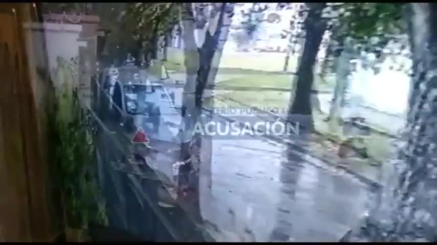 El momento de la persecución fatal en Rosario