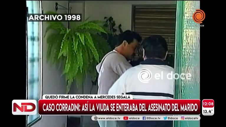 Caso Corradini: el archivo con los primeros testimonios de Mercedes Segalá