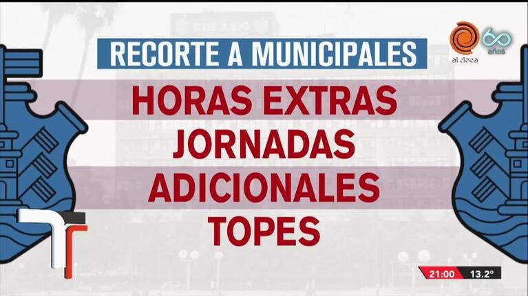 La Municipalidad piensa en recortes de jornadas y ahorro en sueldos