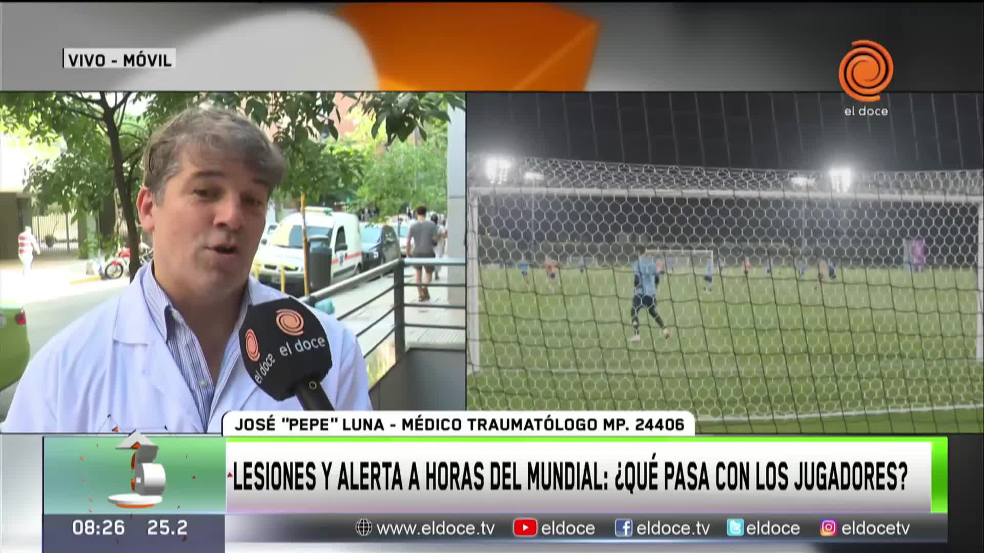 Un médico habló de las lesiones de los jugadores de la Selección