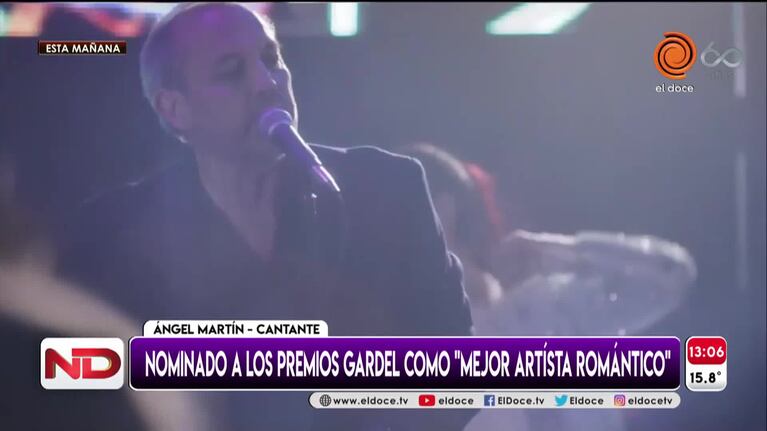 Ángel Martín, el cordobés que fue nominado a los Premios Gardel 