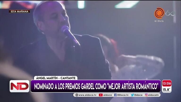 Ángel Martín, el cordobés que fue nominado a los Premios Gardel
