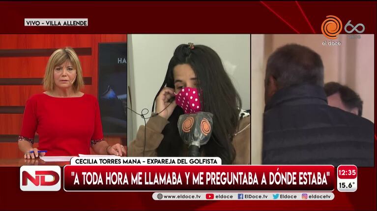 Fuertes acusaciones de la ex pareja de Ángel Cabrera