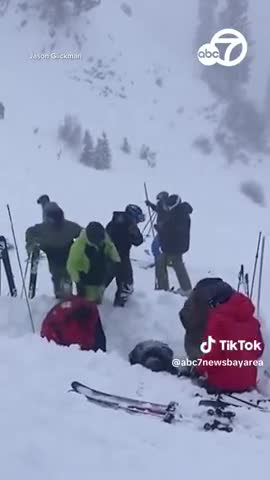 Terrible avalancha en California