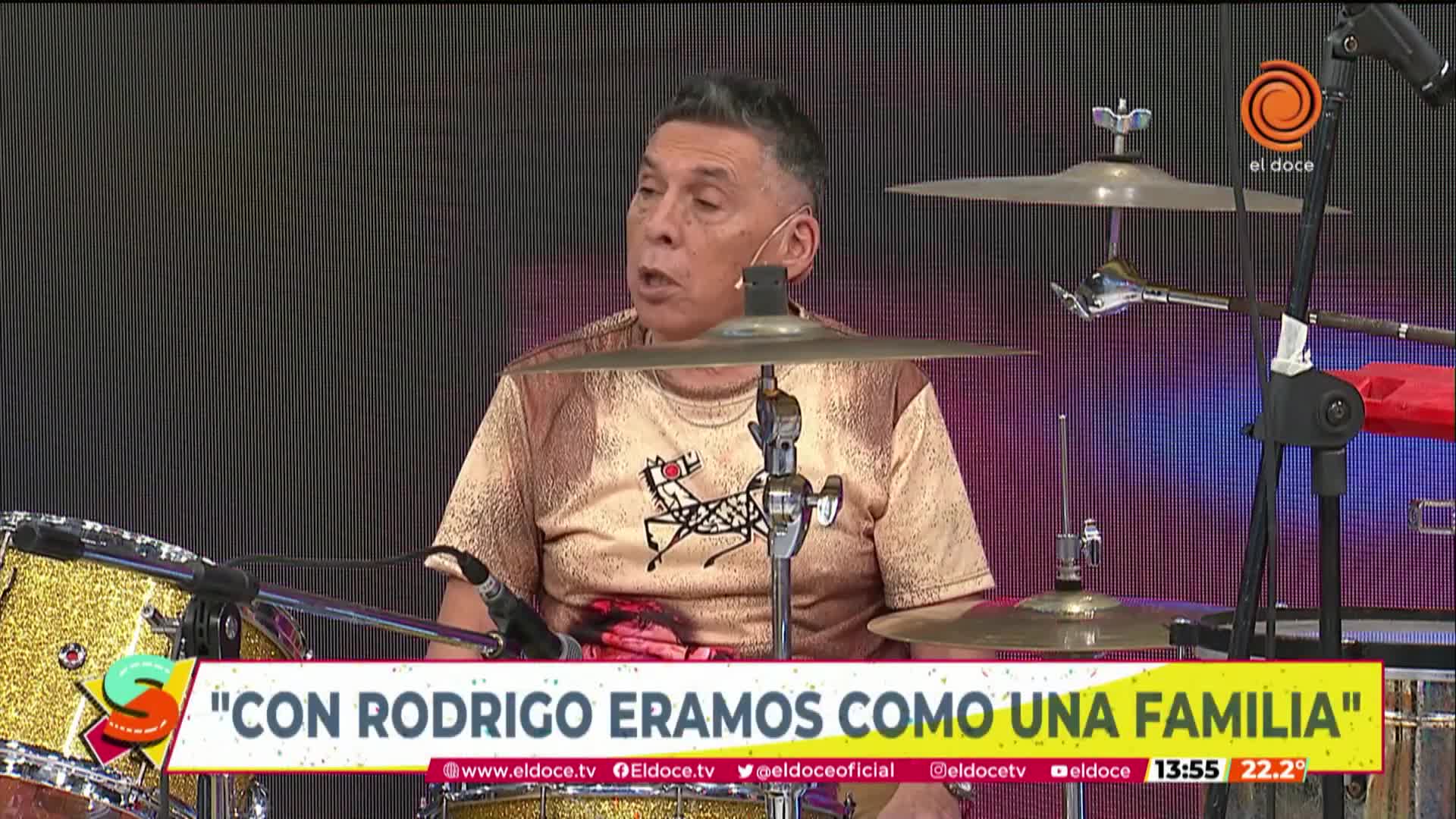 Los músicos de Rodrigo recordaron al cuartetero