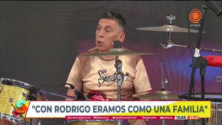 Los músicos de Rodrigo recordaron al cuartetero