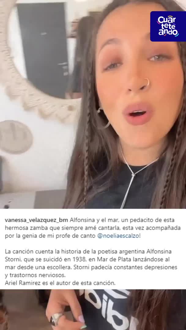 El homenaje de Vanessa Velázquez para una famosa poetisa argentina