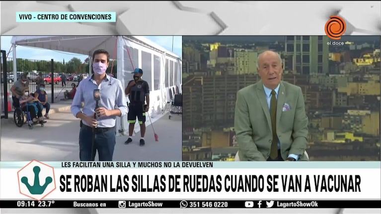 Denuncian robo de sillas de ruedas en el vacunatorio