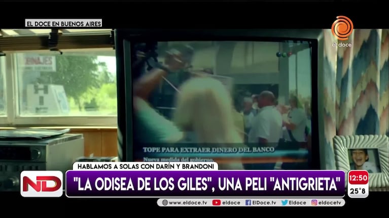 Llega "La odisea de los giles": Darín y Brandoni, a solas con El Doce