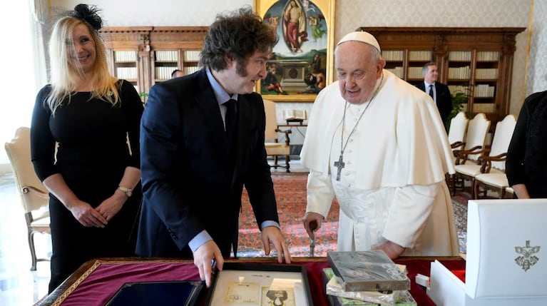 Así fue el encuentro entre el Papa y Milei en el Vaticano