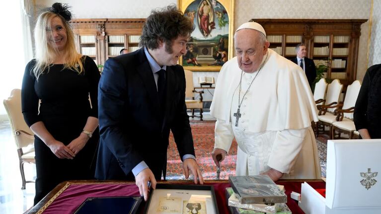 Así fue el encuentro entre el Papa y Milei en el Vaticano