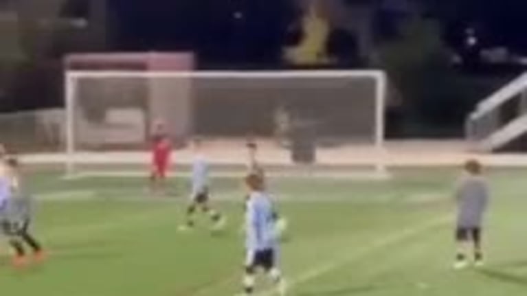 Mateo Messi entrenó con sus compañeros del Inter Miami
