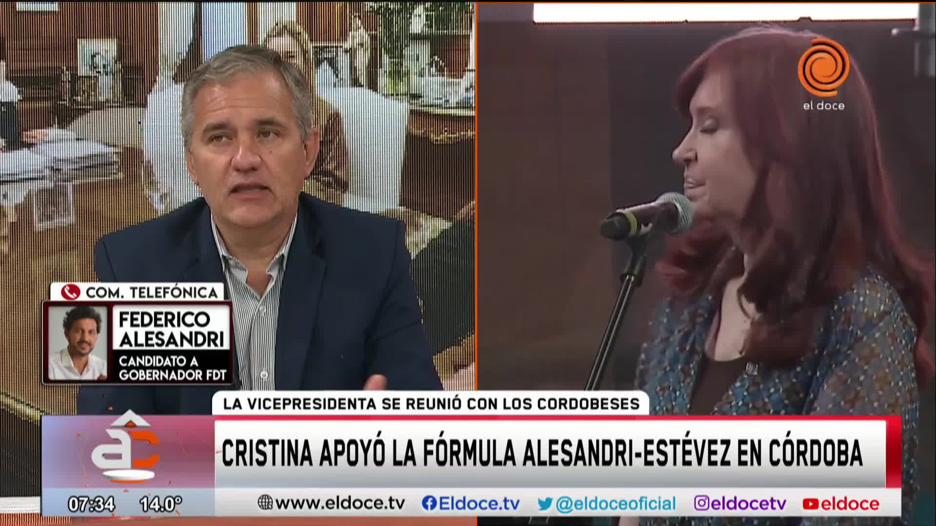 Alessandri criticó a Schiaretti y a Hacemos por Córdoba 