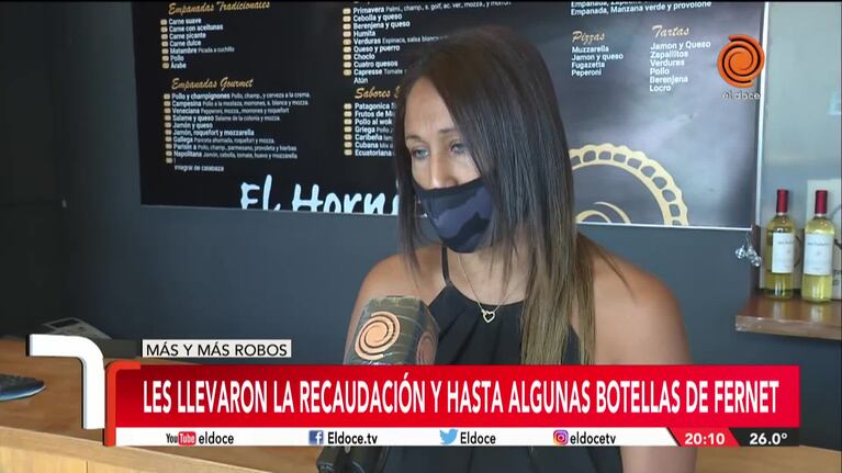 Las cámaras registraron un robo en un local en barrio Jardín