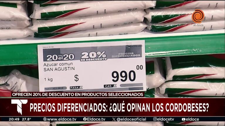 Los cordobeses, ¿están al tanto de los precios diferenciados?