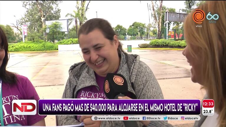 Ricky Martin: la fan que pagó 40 mil pesos en el mismo hotel