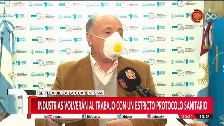 250 industrias vuelven al trabajo con un estricto protocolo sanitario