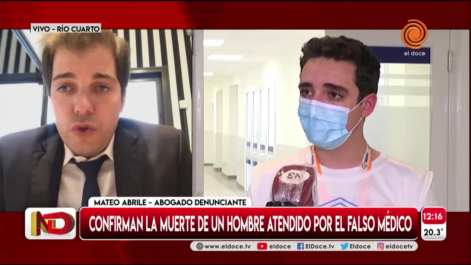 Médico trucho del COE: cómo fue la atención que recibió el joven que terminó muriendo