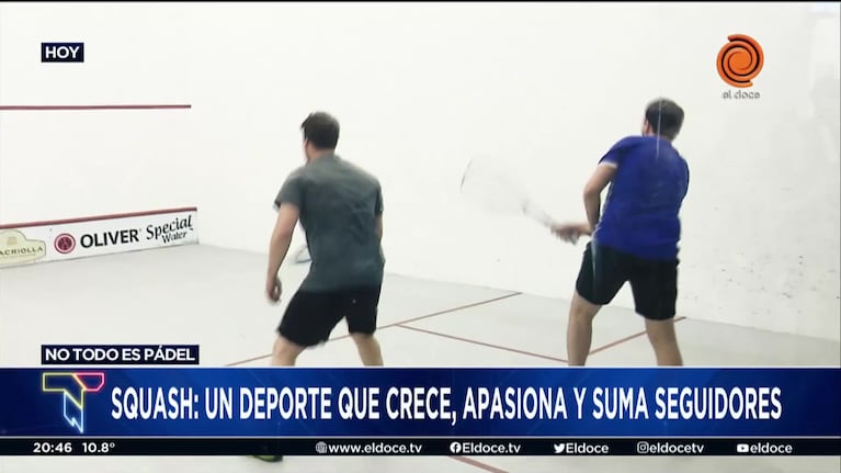 Squash, un deporte que crece en Córdoba