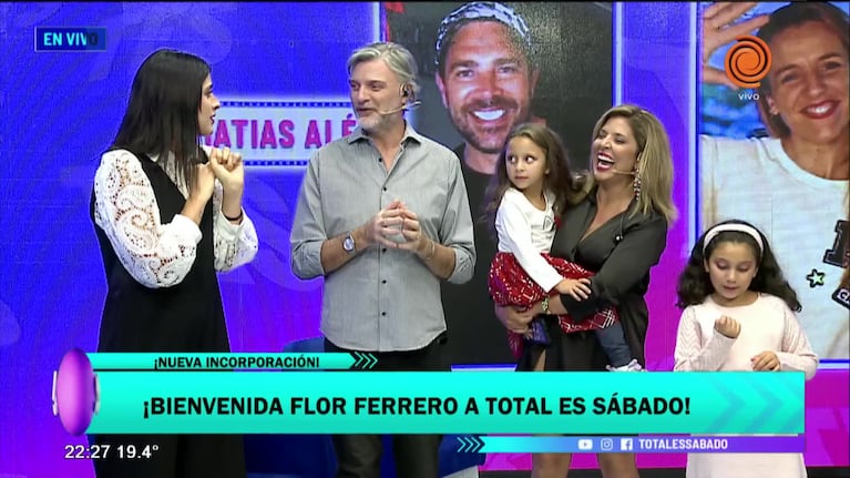 Flor Ferrero llegó a Total es Sábado