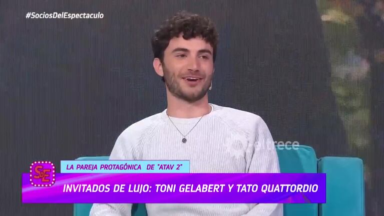 Toni Gelabert reveló cómo inició el noviazgo con Santiago Talledo