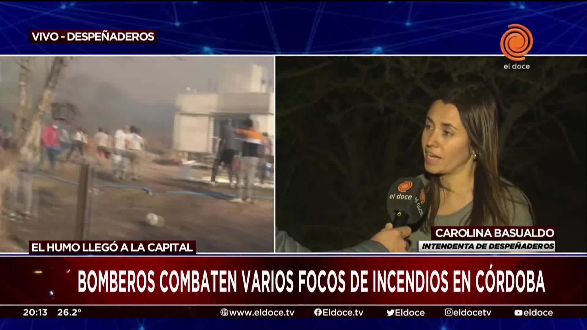 Despeñaderos y Punilla permanecen en estado de alerta por los incendios