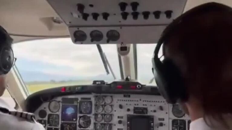 La impactante llegada de un avión al aeropuerto de Salta
