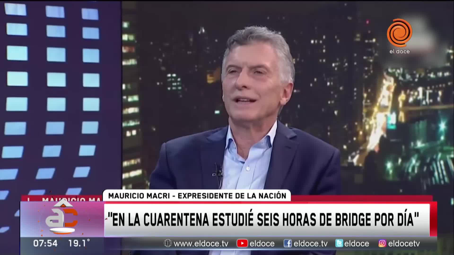 Macri y su pasión por el bridge