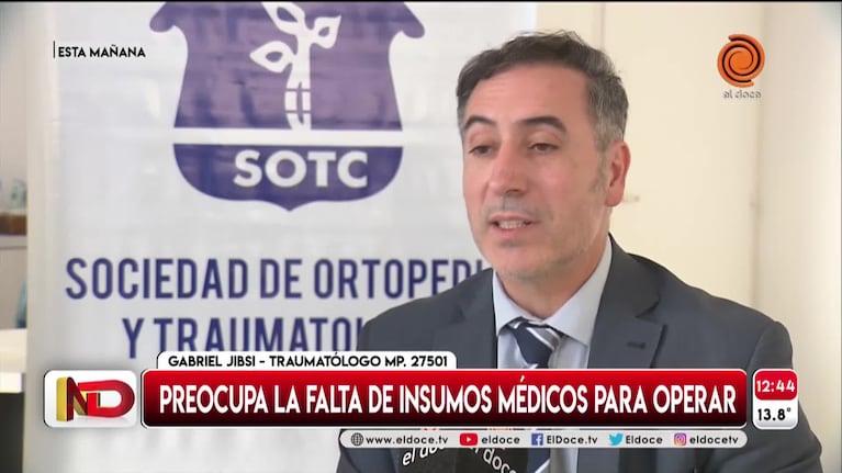 Traumatólogos advierten por falta de implantes para operar