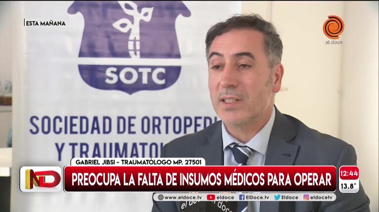 Traumatólogos advierten por falta de implantes para operar
