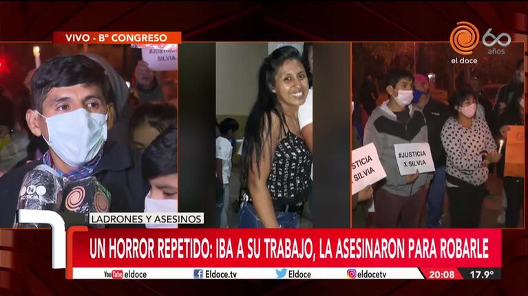 Marcharon para pedir más seguridad tras el crimen de Silvia Apaza