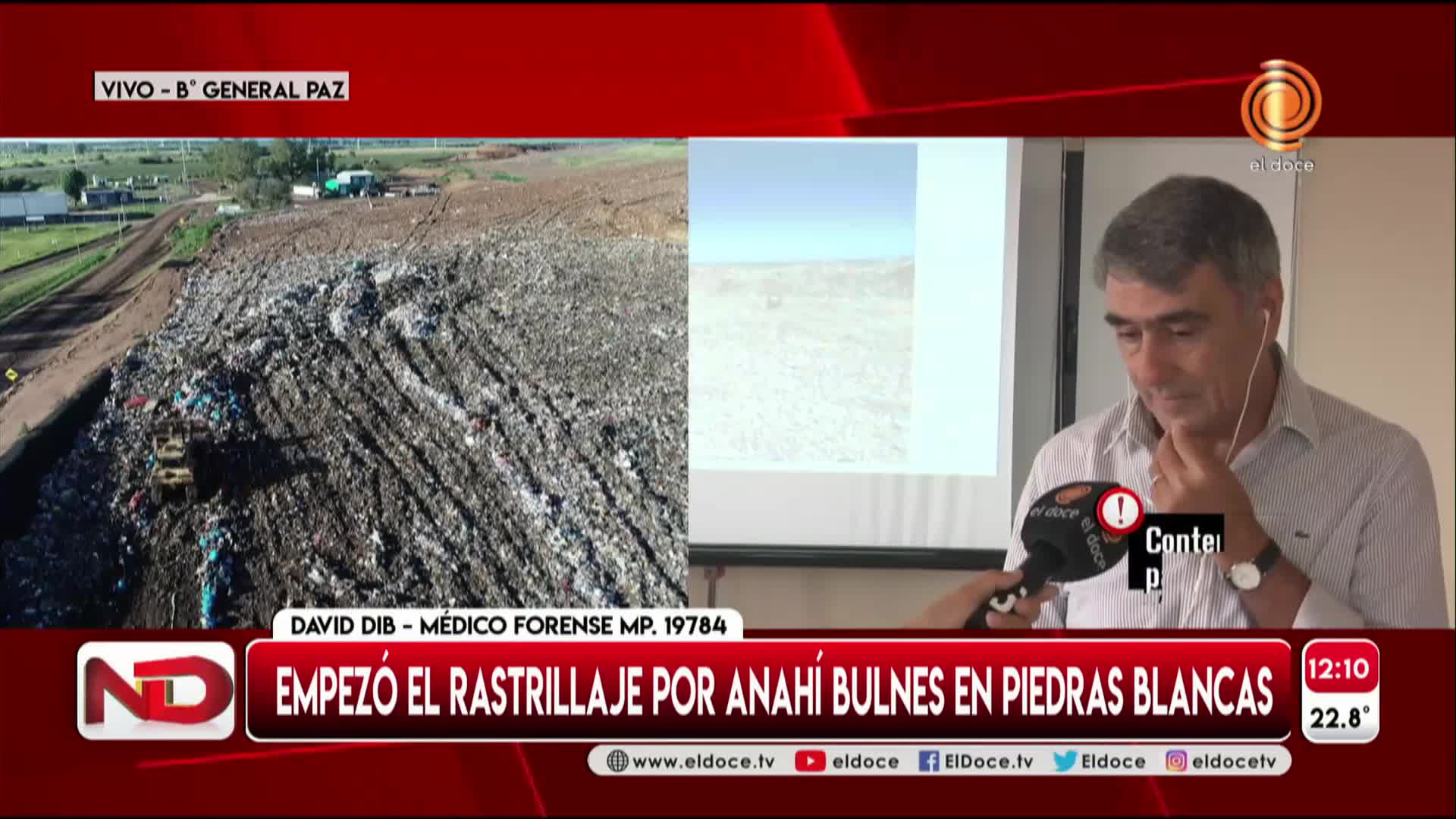La inédita estrategia para encontrar restos de Anahí en Piedras Blancas