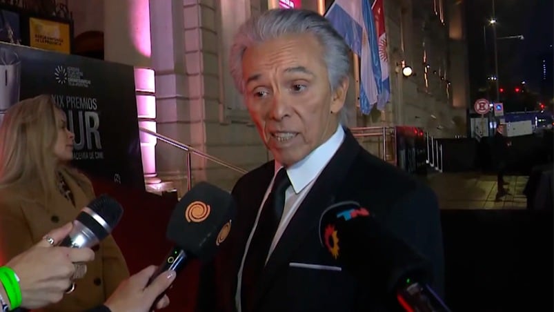 Jairo se emocionó en los Premios Sur 2025