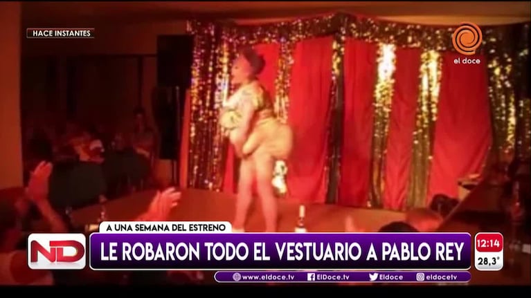Le robaron todo el vestuario de la obra a Pablo Rey